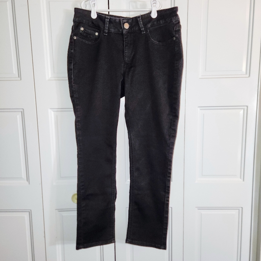 Riders by Lee Women's Black Straight Leg Jeans